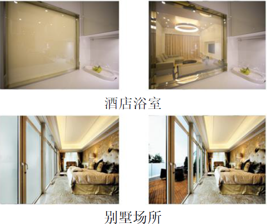 電控調(diào)光玻璃主要的應(yīng)用場所