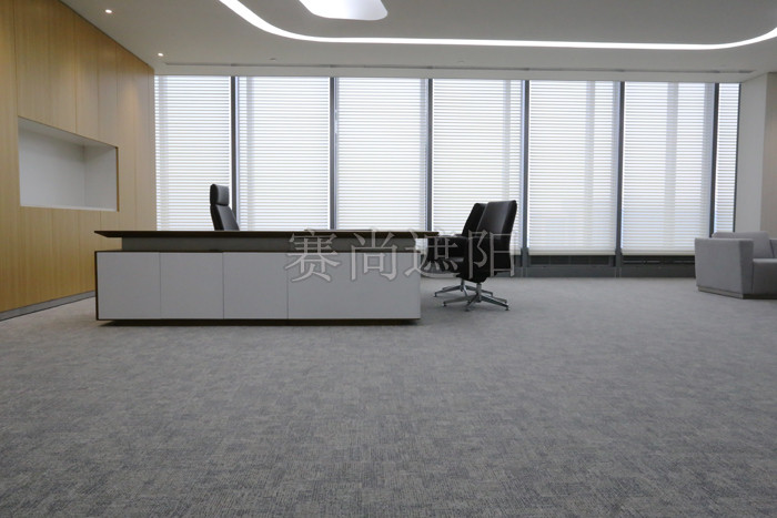電動(dòng)香格里拉簾窗飾遮陽項(xiàng)目案例-山東如意研發(fā)中心展示